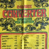 画像: CALORIE CONVERTER vintage tea towel