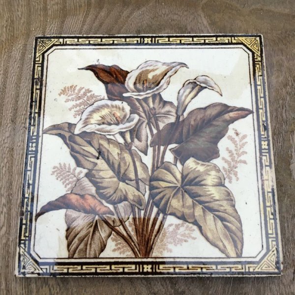 画像2: Antique tile from England (2)