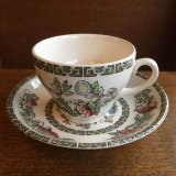 画像: Johnson Brothers vintage "Indian Tree" tea cup and saucer