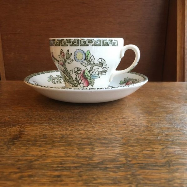 画像4: Johnson Brothers vintage "Indian Tree" tea cup and saucer (4)