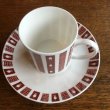画像2: Wedgwood Susie Cooper "Andromeda" coffee/tea cup and saucer (2)