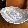 画像3: E.M. & Co blue and white antique oval dish (3)