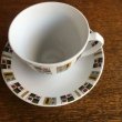 画像3: Alfred Meakin op art vintage tea cup and saucer (3)