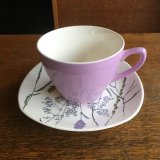 画像: Midwinter "Whispering Grass" vintage tea cup and saucer