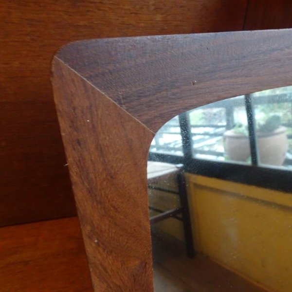 画像3: Vintage teak mirror from England (3)