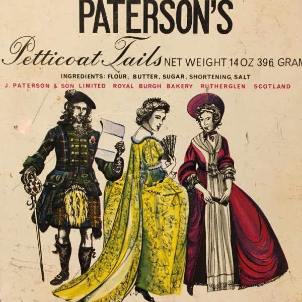 画像2: PATERSON'S shortbread petticoat tails vintage tin (2)