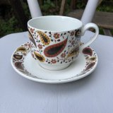 画像: Midwinter "Paisley" tea cup and saucer by Jessie Tait