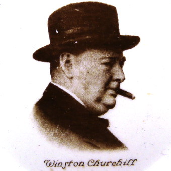 画像: CROWN DEVON "Winston Churchill" pin dish