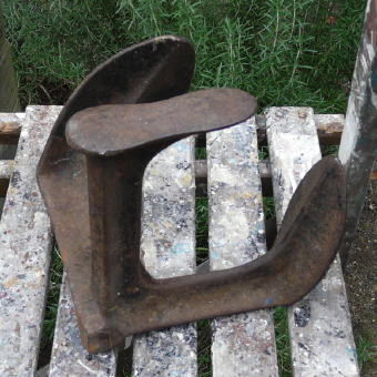 画像1: shoe makers iron tool/door stopper (1)