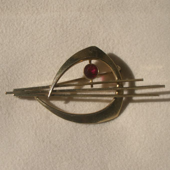 画像1: 1950s brooch (1)
