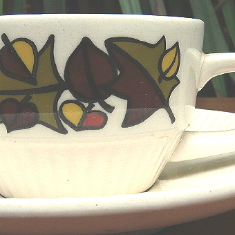 画像: Tea cup and saucer from Germany