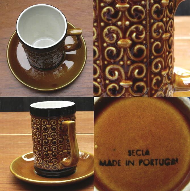 画像: SECLA cup and saucer from Portugal