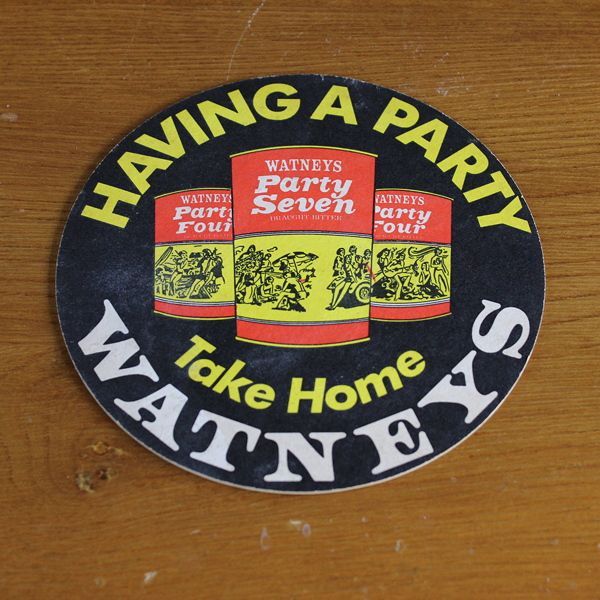 画像1: Vintage "Watneys Party Seven" beer mat (1)