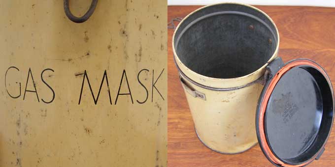 画像: GAS MASK old tin